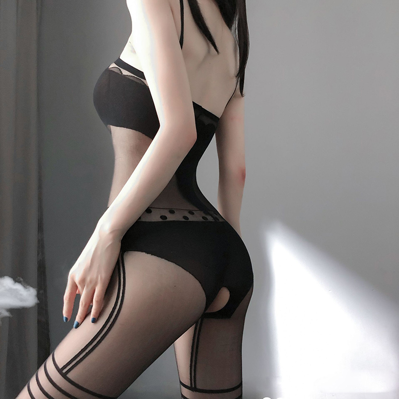 Sheer Mesh Bodystocking Bodysuit Sexy Lingerie